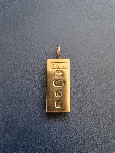 9ct heavy gold ingot - 9ct, 29.6g