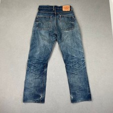 VTG Levis 551 ZXX Jeans Men 28x30 Slevedge LVC Velencia 555 Honeycomb Tag 31x36