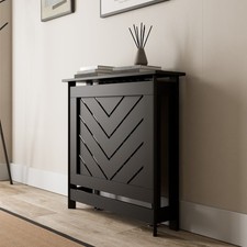 Radiator cover black - cover, modern