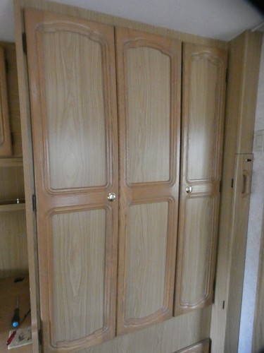 Triple caravan wardrobe - caravan,