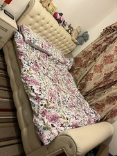 King size leather bed - king,