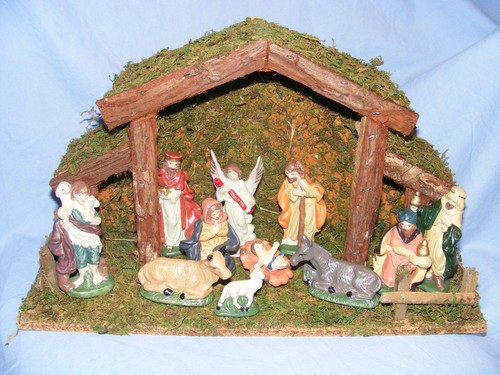 Christmas nativity scene large - scene,
