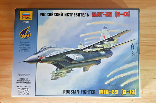 Zvezda 7278 russian fighter - zvezda,
