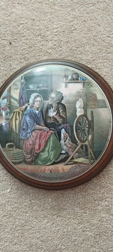Antique prattware pot lid and - pot,