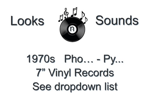 1970s vinyls various - 7",