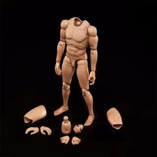 1/6 Body Action Figure Narrow Shoulder Male Slim Doll Model 12" Hot Toys Scale