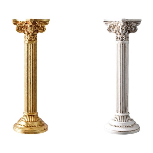 Roman pillar statue - roman,