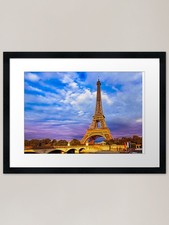 Eiffel Tower Sunset Paris