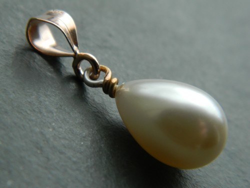 Vintage 1940s large pale cream - vintage,