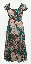 Pure Cotton Midi Dress Size 10 UK Pomodoro #2d