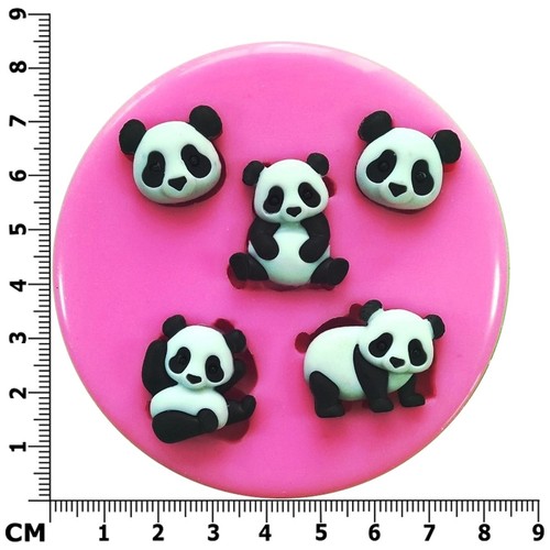 Cute big eyed panda - big, bears