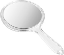 Hand Mirror Double Sided Mirror 1X/3X Magnifying Vanity Mirror round Shape Handh