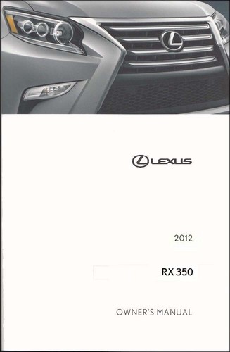 2012 lexus 350 owner s - 350, owner's