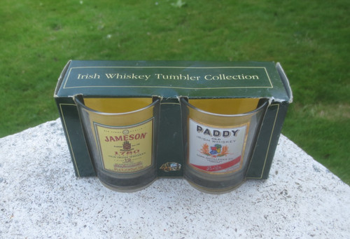 Irish whiskey tumblers - whiskey,