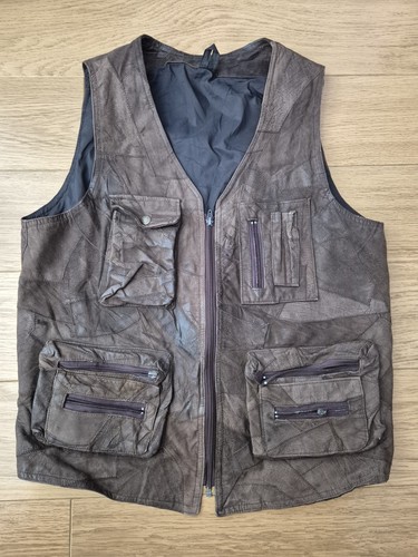 Vintage brown patchwork - brown,