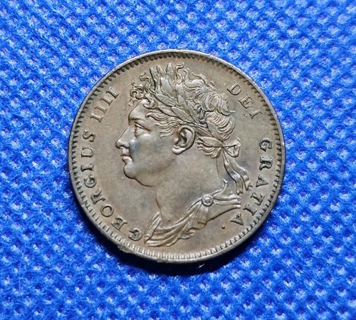 1825 farthing george - farthing, iv