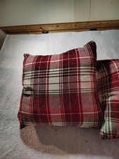 Plaid Throw Pillows Set of 2