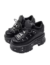 Womens Shoes Punk Style Lace