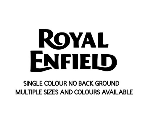 Large royal enfield decal - royal,