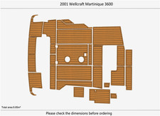 DuraEVA Seadek EVA Foam Boat flooring 2001 Wellcraft 3600 Martinique