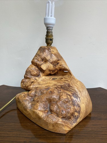 1960s burl wood rustic - wood,