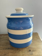 Cornishware lidded pot 16cm