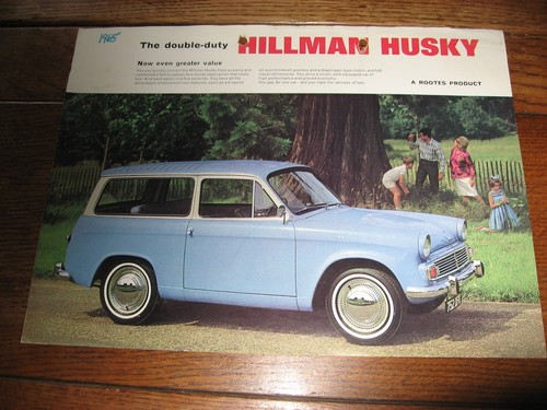 1965 hillman husky car - hillman,