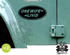 2x 'ONE WIFE LIVID' one life