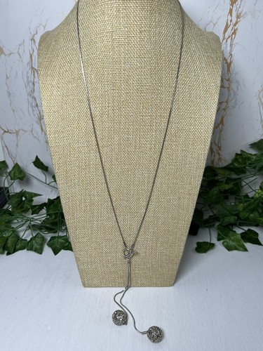 Long snake chain tassel - chain,