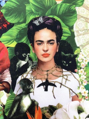 Frida multicolour fabric