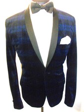 Velvet velour check - velour,