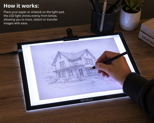 Minisun led light pad - a3,