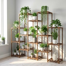 Wooden Plant Flower Stand Pot