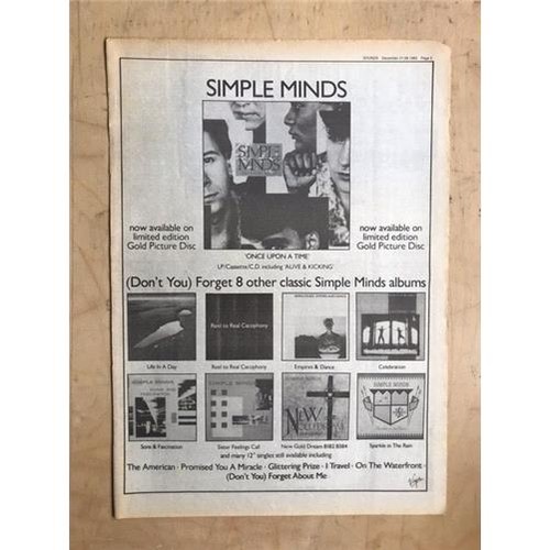 Simple minds once upon time - minds,