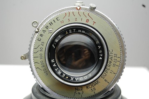 Kodak ektar 127mm lens - 127mm, f4.7