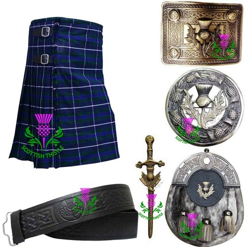 Scottish tartan blue douglas - tartan, 8