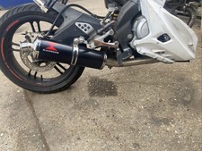 Black Widow Full Exhaust System Yamaha YZF R125 2012 Very Good Condition