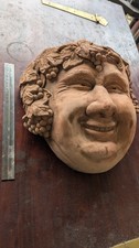 Bacchus Dionysus The God of Wine Terracotta Sculpture/Planter. Rare. Vintage