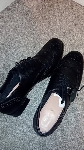 Classic black leather brogue - classic,