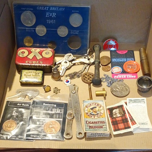 Mixed collectables lot coin - ,