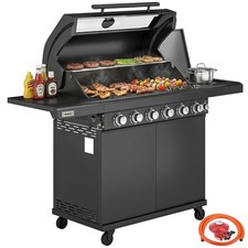 Outsunny 6+1 Burner Gas BBQ