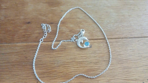 Dolphin charm pendant necklace - pendant,