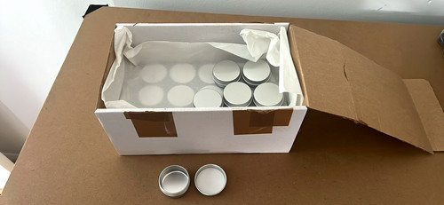 30x 30ml round aluminium - 30ml,
