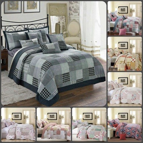 3pcs printed patchwork quilted - printed,