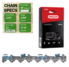 18" OREGON 21BPX072 Chainsaw