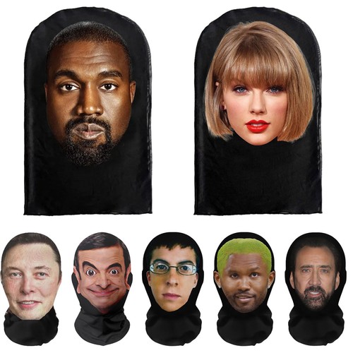 Printed full face - full, mask