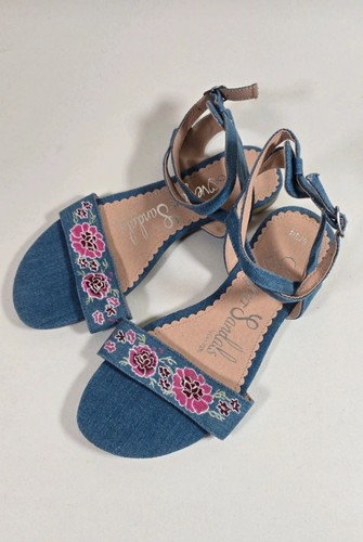 Womens denim sandals - denim, with