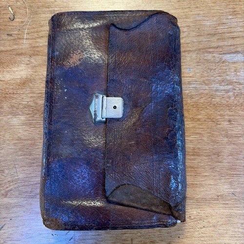 Vintage leather fly wallet x - vintage, 7