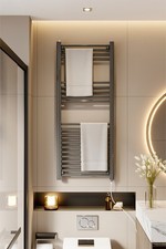 Wall Mounted Multi-Bar Electric Heated Towel Rail Prefilled Warmer Towel Racks