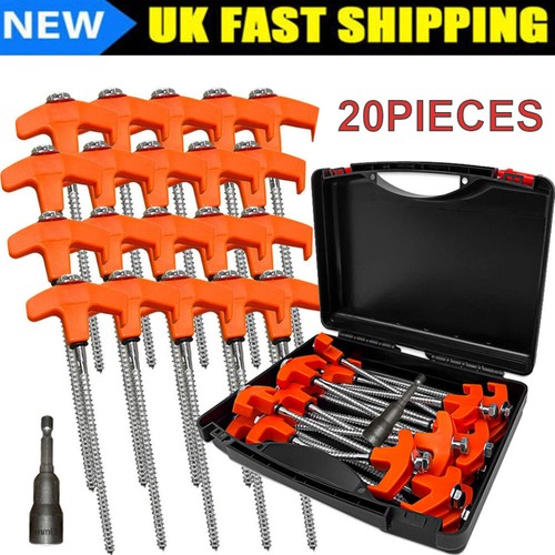 20x tent pegs - tent, screw